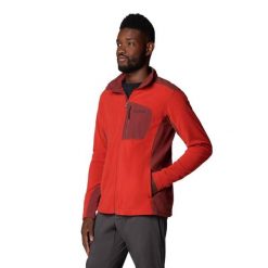 Bluza polarowa męska Columbia Klamath Range Full Zip. Czerwone bluzy bez kaptura męskie Columbia, m, z polaru. Za 169.99 zł.