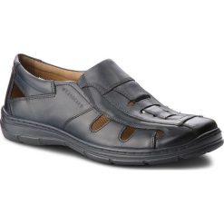 Sandały LASOCKI FOR MEN MI07-A695-A556-02. Niebieskie sandały męskie Lasocki For Men, ze skóry, bez zapięcia. Za 169.99 zł.