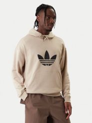 Adidas Bluza adicolor Trefoil KE0878 Beżowy Loose Fit. Brązowe bluzy bez kaptura męskie Adidas, m, z bawełny. Za 279.99 zł.