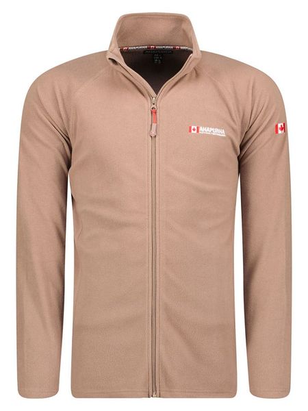 ANAPURNA Kurtka polarowa "Tonneau" w kolorze beżowym rozmiar: XL. Brązowe kurtki męskie ANAPURNA, xl, bez wzorów, z polaru, bez kaptura. Za 56.99 zł.