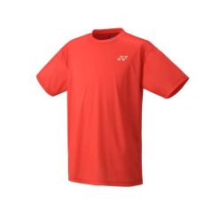 Koszulka sportowa męska Yonex Practice Small Logo Ym0045. Czerwone t-shirty sportowe męskie YONEX, m, z materiału, bez ramiączek. Za 199.99 zł.