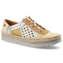 Żółte Półbuty Maciejka Damskie Stylowe Obuwie. Żółte półbuty damskie Maciejka, z aplikacjami, z dzianiny, eleganckie, bez obcasa, na obcasie. Za 229.00 zł.