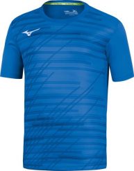 Koszulka Mizuno Team Chiba. Niebieskie t-shirty sportowe męskie Mizuno, m, z materiału, bez ramiączek, na fitness i siłownię. Za 197.50 zł.