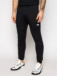 Jack & Jones Spodnie dresowe Will Air Sweat Noos 12184970 Czarny Regular Fit. Czarne spodnie dresowe męskie Jack & Jones, bez wzorów, z bawełny. Za 159.99 zł.