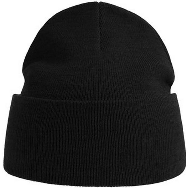 Czapka Unisex Dla Dorosłych Pure Recycled Beanie. Czarne czapki męskie ATLANTIS, bez wzorów, sportowe. Za 48.99 zł.
