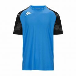 Koszulka Kappa Daverno. Niebieskie t-shirty sportowe męskie Kappa, bez ramiączek, na fitness i siłownię. Za 101.60 zł.