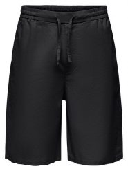 ONLY & SONS Szorty "Onsdaves" w kolorze czarnym rozmiar: XXL. Czarne szorty męskie Only & Sons, bez kołnierzyka. Za 96.60 zł.