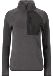 Damska bluza zapinana na zamek Whistler Helge. Szare bluzy bez kaptura damskie WHISTLER, l, z materiału. Za 196.00 zł.