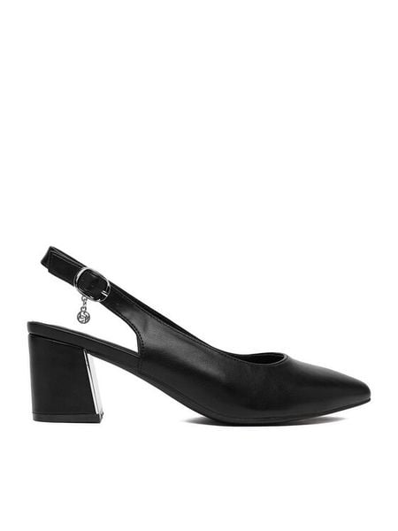 Lasocki Czółenka CEO-HMS3022-3 Czarny. Czarne czółenka damskie Lasocki, bez wzorów, z materiału, bez obcasa. Za 179.99 zł.