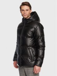 KARL LAGERFELD Kurtka z imitacji skóry 505045 524549 Czarny Regular Fit. Czarne kurtki męskie Karl Lagerfeld, m, bez wzorów, ze skóry, bez kaptura. Za 2,939.00 zł.