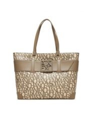 Armani Exchange Torebka 949127 3F742 M1014 Beżowy. Brązowe torebki klasyczne damskie Armani Exchange, bez wzorów, ze skóry, bez dodatków. Za 869.99 zł.