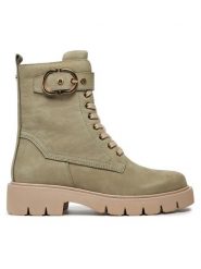 Caprice Trapery 9-25211-43 Khaki. Brązowe trapery damskie Caprice, z nubiku, bez obcasa. Za 273.99 zł.