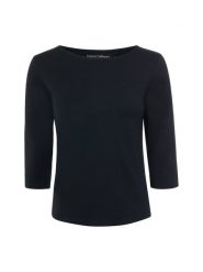 Franco Callegari koszulka z długim rękawem Kobiety Bawełna czarny, S. Czarne t-shirty damskie Franco Callegari, s, bez wzorów, z bawełny, bez kołnierzyka. Za 89.95 zł.