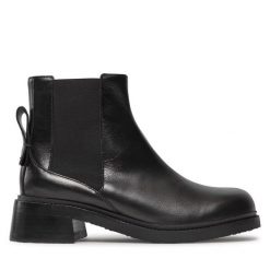 Botki See By Chloé. Czarne botki damskie See By Chloé, bez obcasa, na słupku, bez zapięcia. Za 1,779.00 zł.