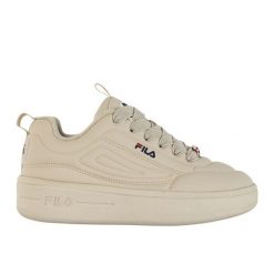 Buty Fila Superbubble FFW0536 70027 beżowe beżowy. Brązowe buty sportowe na co dzień damskie bez wzorów, z syntetyku. Za 376.94 zł.