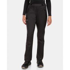 Damskie wodoodporne spodnie hardshell Kilpi ALPIN-W. Czarne spodnie dresowe damskie Kilpi, na lato, bez wzorów, z hardshellu. Za 659.60 zł.
