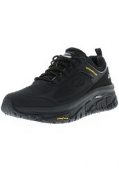 Buty sportowe męskie Skechers Arch Fit Road Walker Recon. Czarne buty sportowe na co dzień męskie Skechers, ze skóry, bez zapięcia, trekkingowe. Za 464.00 zł.
