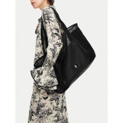 Torebka Badura. Czarne torebki klasyczne damskie Badura, bez wzorów, bez dodatków. Za 229.99 zł.