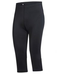Spodnie rowerowe z wyściełaną wkładką M Matera 3/4 Tights. Czarne szorty męskie Vaude, bez wzorów, z materiału. Za 259.00 zł.