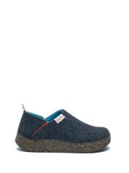 Comfortfusse Wełniane kapcie w kolorze granatowym rozmiar: 39. Niebieskie kapcie damskie Comfortfusse, z materiału. Za 158.10 zł.