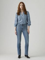 Levi's Dżinsy "725" - Bootcut fit - w kolorze niebieskim rozmiar: W30/L30. Niebieskie jeansy damskie Levi's. Za 215.77 zł.