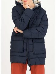 Blutsgeschwister Kurtka pikowana "Cloud Stepper" w kolorze granatowym rozmiar: M. Niebieskie kurtki damskie Blutsgeschwister, m, bez wzorów, z puchu, bez kaptura. Za 287.84 zł.