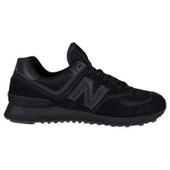 Buty do chodzenia męskie New Balance 574. Czarne buty sportowe na co dzień męskie New Balance, z gumy, bez zapięcia, trekkingowe, New Balance 574. Za 549.99 zł.