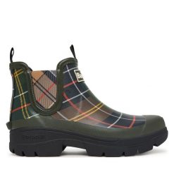 Kalosze Barbour. Zielone kalosze damskie Barbour, bez wzorów. Za 399.99 zł.