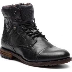 Kozaki BUGATTI - 321-60131-4000-1000 Black. Czarne buty zimowe męskie Bugatti, z materiału, bez zapięcia. W wyprzedaży za 299.00 zł.