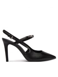 MICHAEL Michael Kors Szpilki Dina 40R6DIHP1L Czarny. Czarne szpilki MICHAEL Michael Kors, bez wzorów, ze skóry, bez obcasa. Za 769.99 zł.