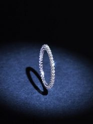 DIAMANTA Złoty pierścionek "Tour complet Forever" z diamentami rozmiar: 49. Szare pierścionki damskie DIAMANTA, z diamentem, złote. Za 3,511.24 zł.