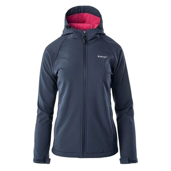 Kurtka damska Softshell Hi-Tec Lady Neti - szara, Rozmiar L. Szare kurtki damskie Hi-tec, l, bez wzorów, z dzianiny. Za 144.99 zł.