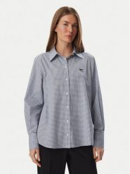 KARL LAGERFELD Koszula B4W11008 Biały Regular Fit. Białe koszule damskie Karl Lagerfeld, bez wzorów, z bawełny, bez kołnierzyka, bez ramiączek. Za 849.99 zł.