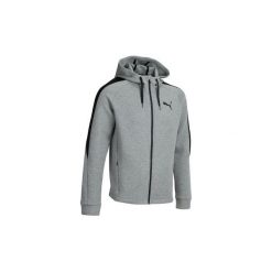 Bluza z kapturem na zamek Gym & Pilates męska. Szare bluzy sportowe męskie Puma, l, z bawełny. Za 149.99 zł.
