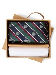 Finshley & Harding London jedwabny krawat i poszetka Mężczyźni Bawełna niebieski|zielony|czerwony, ONE SIZE. Czerwone krawaty i muchy męskie Finshley & Harding London, bez wzorów, z bawełny, biznesowe. Za 199.95 zł.