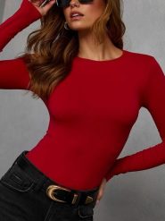 LA Angels Koszulka w kolorze czerwonym rozmiar: L. Czerwone bluzki damskie LA Angels, l, bez wzorów, bez kołnierzyka. Za 113.99 zł.