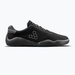 Buty barefoot męskie Vivobarefoot Motus Studio Lth. Czarne buty trekkingowe męskie VIVOBAREFOOT, bez zapięcia, trekkingowe. Za 689.99 zł.