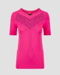 Koszulka biegowa damska X-Bionic Twyce Run Shirt SS Pink. Czerwone t-shirty damskie X BIONIC, s, bez wzorów, z materiału, bez kołnierzyka. Za 417.99 zł.