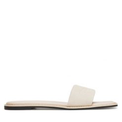 Klapki Calvin Klein. Klapki damskie CALVIN KLEIN, bez wzorów, bez obcasa. Za 299.99 zł.