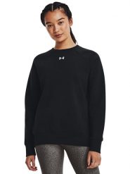 Under Armour Bluza "Rival" w kolorze czarnym rozmiar: S. Czarne bluzy bez kaptura damskie Under Armour, s. Za 167.67 zł.