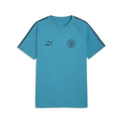 Męska koszulka Manchester City KING PUMA. Niebieskie t-shirty sportowe męskie Puma, m, bez ramiączek, do biegania. Za 169.00 zł.
