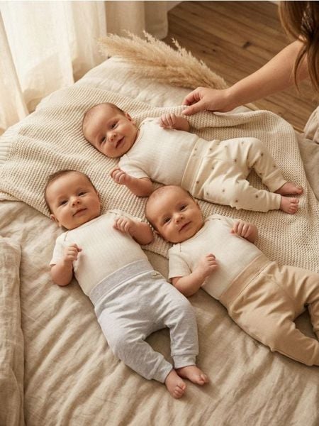Bawełniane spodnie dresowe 3 pack - kremowy. Białe spodnie sportowe damskie Sinsay, m, z bawełny. Za 29.99 zł.