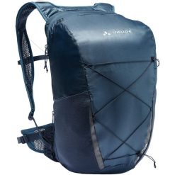 Plecak VAUDE Uphill Air 24. Niebieskie plecaki męskie Vaude, bez wzorów, z materiału. Za 657.25 zł.