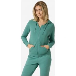 Bluza z kapturem damska SUPER.NATURAL W Everyday Zip Hoodie. Zielone bluzy z kapturem damskie Super.natural, m, z poliesteru. Za 699.99 zł.