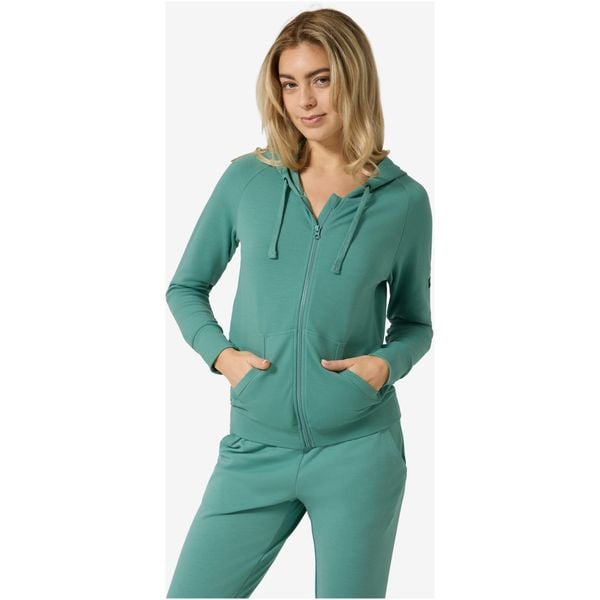 Bluza z kapturem damska SUPER.NATURAL W Everyday Zip Hoodie. Zielone bluzy z kapturem damskie Super.natural, m, z poliesteru. Za 699.99 zł.