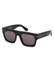 Tom Ford Okulary przeciwsłoneczne unisex w kolorze czarno-brązowym rozmiar: 53. Brązowe okulary przeciwsłoneczne damskie Tom Ford. Za 1,043.99 zł.