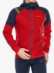 Kurtka do biegania męska La Sportiva Pocketshell Jacket. Czerwone kurtki treningowe męskie La Sportiva, l, bez wzorów, do biegania. Za 795.35 zł.