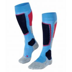 Podkolanówki damskie Falke SK2 Wool. Czarne skarpetki damskie Falke, bez wzorów, z materiału. Za 220.50 zł.