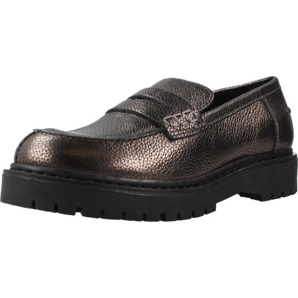Buty GEOX D16QDB 000CR Srebrny. Szare obuwie treningowe damskie Geox, na fitness i siłownię. Za 293.99 zł.