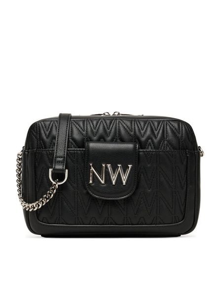 Nine West Torebka CEO-Astoria-Allure-01-LX10166 Czarny. Czarne listonoszki damskie Nine West, bez wzorów, z materiału, bez dodatków. Za 299.99 zł.